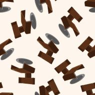 chair cartoon sticker icon N12