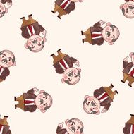 boss cartoon sticker icon