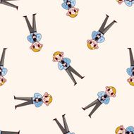 Office workers cartoon sticker icon N2