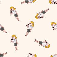 Office workers cartoon sticker icon N6