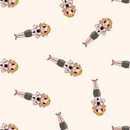 Office workers cartoon sticker icon N7