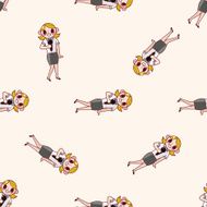 Office workers cartoon sticker icon N9