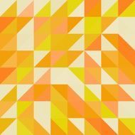 Geometric triangles background Mosaic