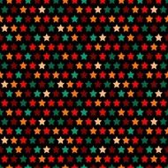 seamless stars pattern in retro color N4
