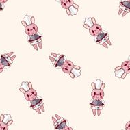 animal chef cartoon sticker icon N4