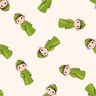 Chinese people cartoon sticker icon N10