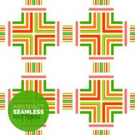 Vector colorful seamless geometric pattern Modern stylish abstract texture N59