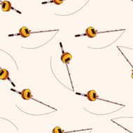 Fishing rods cartoon sticker icon N2