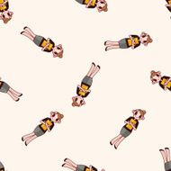 Office workers cartoon sticker icon N14