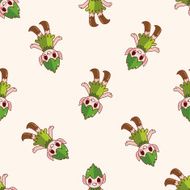 elf cartoon sticker icon N3