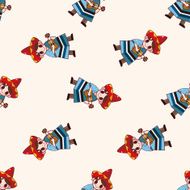Mexican cartoon sticker icon N2