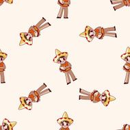 Mexican cartoon sticker icon N4
