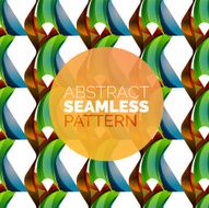 Vector colorful seamless geometric pattern Modern stylish abstract texture N76