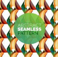 Vector colorful seamless geometric pattern Modern stylish abstract texture N80
