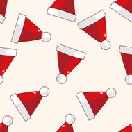 Christmas hat cartoon sticker icon