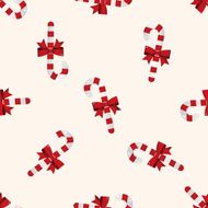 Christmas candy cane cartoon sticker icon