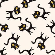 evil cat cartoon sticker icon