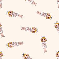 nurse cartoon sticker icon N5