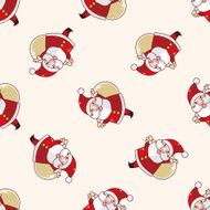 santa claus cartoon sticker icon N7