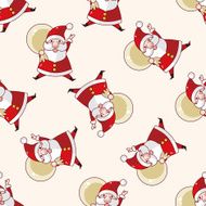 santa claus cartoon sticker icon N8