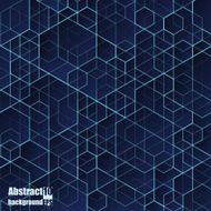 Abstract blue background with geometric pattern