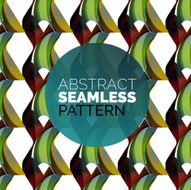 Vector colorful seamless geometric pattern Modern stylish abstract texture N109