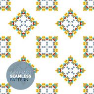 Vector colorful seamless geometric pattern Modern stylish abstract texture N113