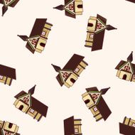 Building house cartoon sticker icon N11