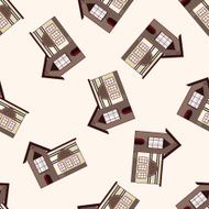 Building house cartoon sticker icon N16