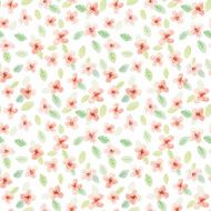Seamless pattern Little watercolor flowers N2
