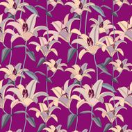 Floral seamless background Flower pattern N4
