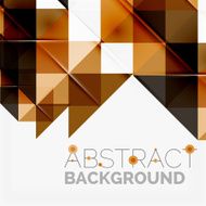 Abstract geometric background Modern overlapping triangles N483