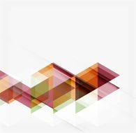 Abstract geometric background Modern overlapping triangles N485