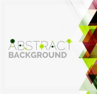 Abstract geometric background Modern overlapping triangles N486