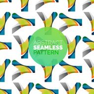 Vector colorful seamless geometric pattern Modern stylish abstract texture N131