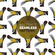 Vector colorful seamless geometric pattern Modern stylish abstract texture N139