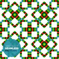 Vector colorful seamless geometric pattern Modern stylish abstract texture N141