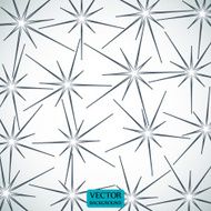 Abstract creative gray stars with glare on background