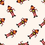 robot cartoon seamless pattern background N8