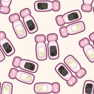 kitchenware pepper bottle cartoon seamless pattern background