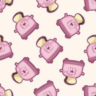 kitchenware oven cartoon seamless pattern background