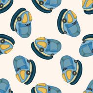 Amusement park facilities cartoon seamless pattern background N9