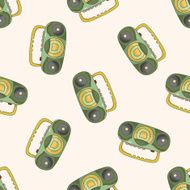 radio cartoon seamless pattern background N4