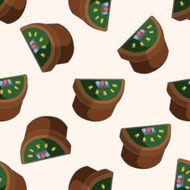 casino game table cartoon seamless pattern background
