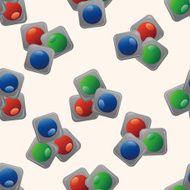 camera light stand cartoon seamless pattern background