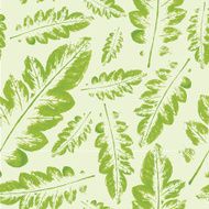 watercolor pattern of leaves seamless texture background N10