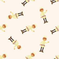 chef cartoon seamless pattern background