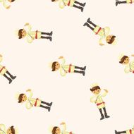 chef cartoon seamless pattern background N3