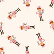 chef cartoon seamless pattern background N5