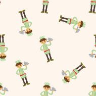 chef cartoon seamless pattern background N8